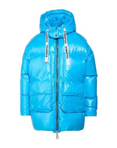 Khrisjoy Man Puffer Azure Size 1 Polyamide In Multi