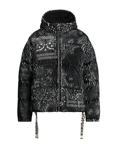 Khrisjoy Man Puffer Black Size 0 Cotton