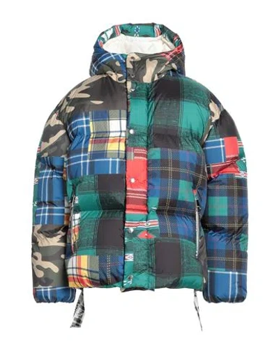 Khrisjoy Man Down Jacket Green Size 00 Polyester
