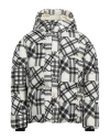 Khrisjoy Man Down Jacket Ivory Size 00 Polyester In White