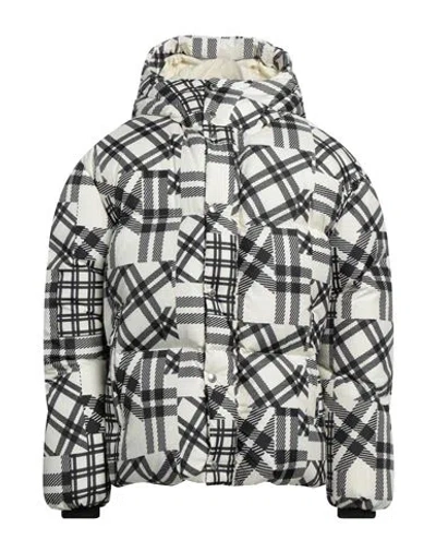 Khrisjoy Man Down Jacket Ivory Size 00 Polyester In White