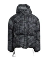 Khrisjoy Man Down Jacket Lead Size 00 Polyester In Grey