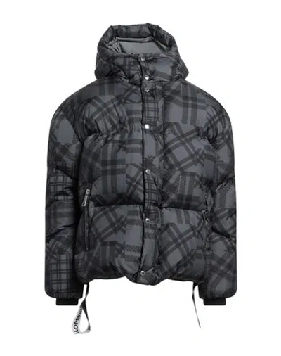 Khrisjoy Man Down Jacket Lead Size 00 Polyester In Grey