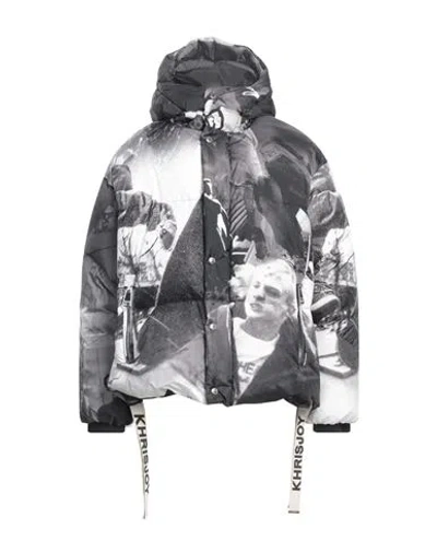 Khrisjoy Man Puffer Lead Size 1 Polyester In Grey