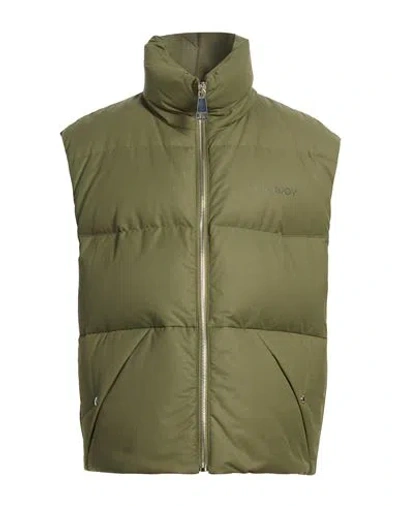 Khrisjoy Man Vest Military Green Size 1 Cotton, Elastane