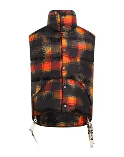 Khrisjoy Man Vest Orange Size 0 Polyester