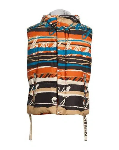 Khrisjoy Man Vest Sand Size 1 Polyester In Multi