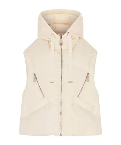 Khrisjoy Matte Down Vest In Neutral