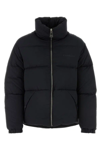 KHRISJOY KHRISJOY MEN BLACK COTTON BLEND OVERSIZE PUFF DOWN JACKET