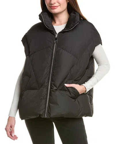 Khrisjoy Moon Wool & Cashmere-blend Lined Puffer Vest In Black