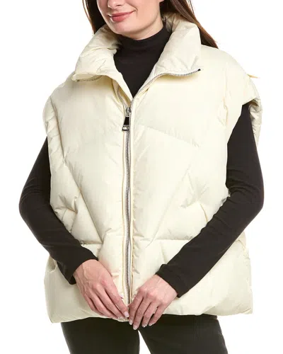 Khrisjoy Moon Wool & Cashmere-blend Lined Puffer Vest In Yellow