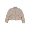 Khrisjoy Long-sleeved Down Jacket In Multi