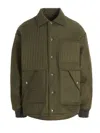 Khrisjoy Olive Chore Quilted Down Jacket In Olive
