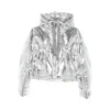 Khrisjoy Long-sleeved Down Jacket In Gray