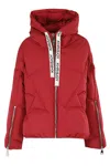 Khrisjoy Iconic' Red Polyester Blend Down Jacket In Red