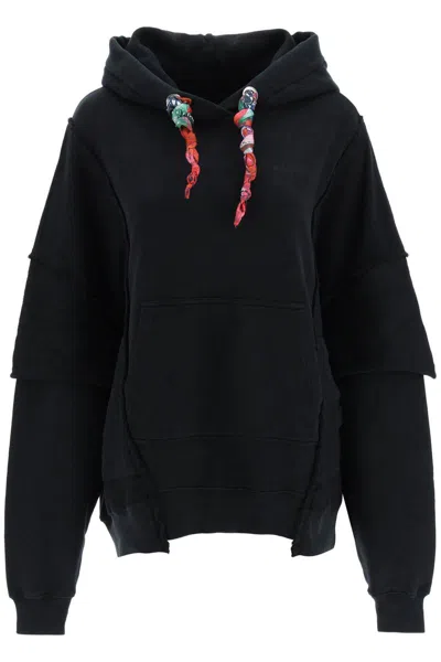 KHRISJOY OVERSIZED HOODED SWEATSHIRT