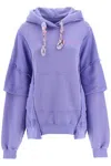 Khrisjoy Double Pockets Hoodie In Viola