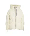 Khrisjoy Oversized Puffer Jacket With Cozy Hood In Neutral