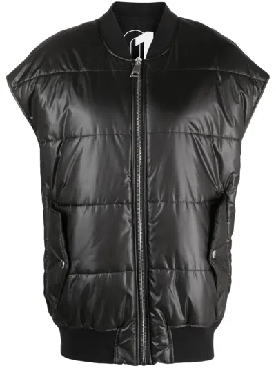 Khrisjoy Woman Vest Black Size 00 Polyester
