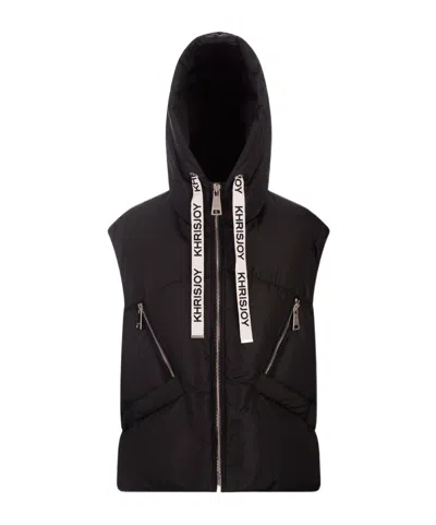 Khrisjoy Padded Vest In Black
