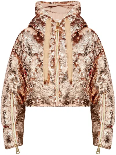 KHRISJOY PAILLETTE EMBELLISHMENT JACKET