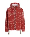 Khrisjoy 'bandana Hood' Windbreaker Jacket In Red