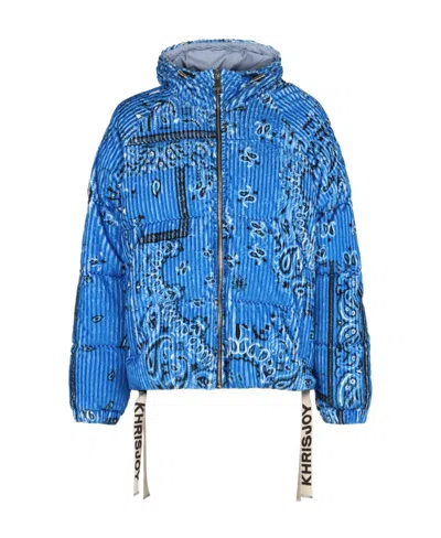 KHRISJOY KHRISJOY CORDUROY ZIP-UP DOWN JACKET
