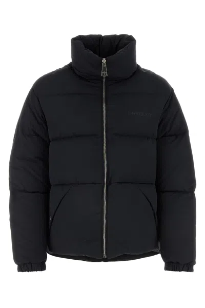 KHRISJOY KHRISJOY BLACK COTTON BLEND OVERSIZE PUFF DOWN JACKET