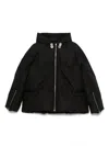 Khrisjoy Down Jacket With Drawstring In Black