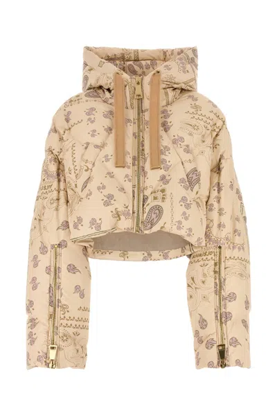KHRISJOY PRINTED POLYESTER DOWN JACKET