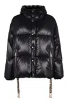Khrisjoy Puff Khrisman Hooded Down Jacket In Black