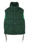 Khrisjoy Men's Puff Knitted Padded Bodywarmer In Green