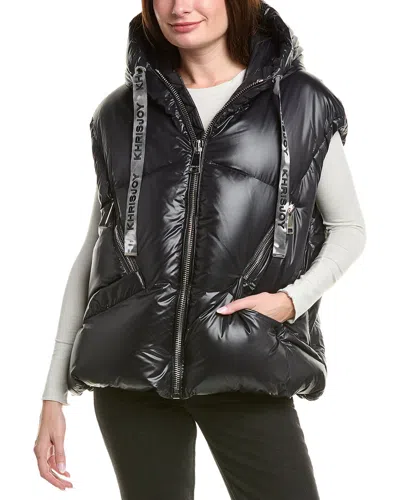 Khrisjoy Puffer Down Vest In Black