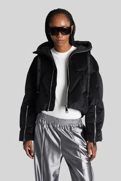 KHRISJOY PUFFER IN BLACK POLYAMIDE