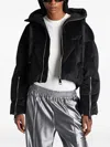 Khrisjoy Quilted Cropped Puffer Jacket In Black