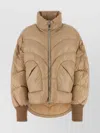 Khrisjoy Quilted High Collar Down Jacket With Side Pockets