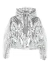 Khrisjoy Long-sleeved Down Jacket In Gray