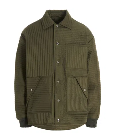 KHRISJOY QUILTED STRIPED COTTON SUIT