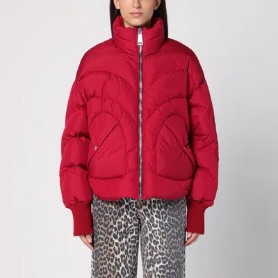 KHRISJOY RED CORAZON PADDED JACKET