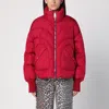 Khrisjoy Red Corazon Padded Jacket In Red