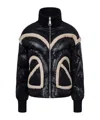 Khrisjoy Black Nylon Corazon Down Jacket In Black