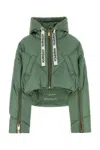 Khrisjoy Hooded Short Puffer Jacket Polyester