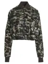Khrisjoy Sequin Bomber Jacket Casual Jackets And Parka Green