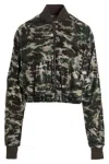Khrisjoy Sequin Bomber Jacket Casual Jackets And Parka Green