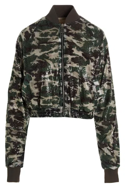 KHRISJOY KHRISJOY SEQUIN BOMBER JACKET