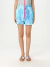 Khrisjoy Horus Air Shorts In Tropical Breeze In Gnawed Blue