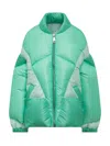 Khrisjoy Star Down Jacket In Green