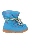 Khrisjoy Toddler Girl Ankle Boots Azure Size 10c Polyester, Polyurethane In Blue