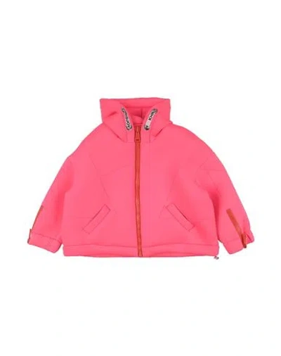 Khrisjoy Babies'  Toddler Girl Jacket Fuchsia Size 4 Polyester, Elastane In Pink