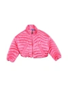 Khrisjoy Babies'  Toddler Girl Jacket Fuchsia Size 6 Polyester In Pink
